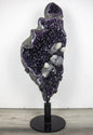 Unique Collection Grade Natural Amethyst with Rare Calcite Formation - AWS0958, 90x31x21cm