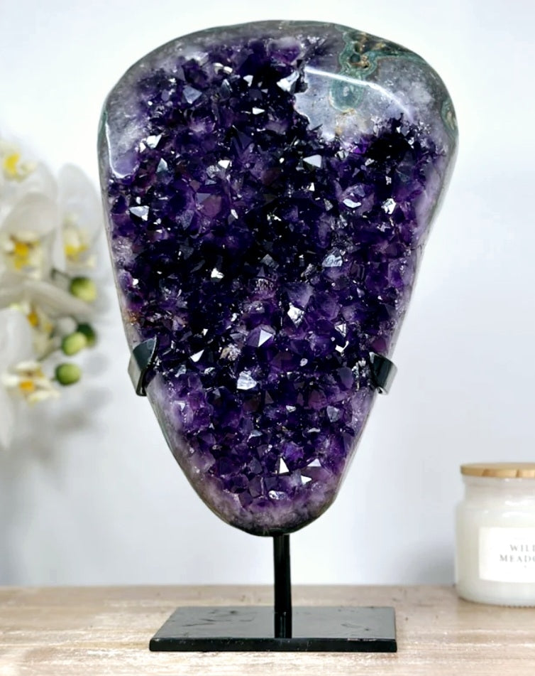 Stunning Natural Uruguay Amethyst Cluster - 2.6KG - 27.5x16cm , MWS133