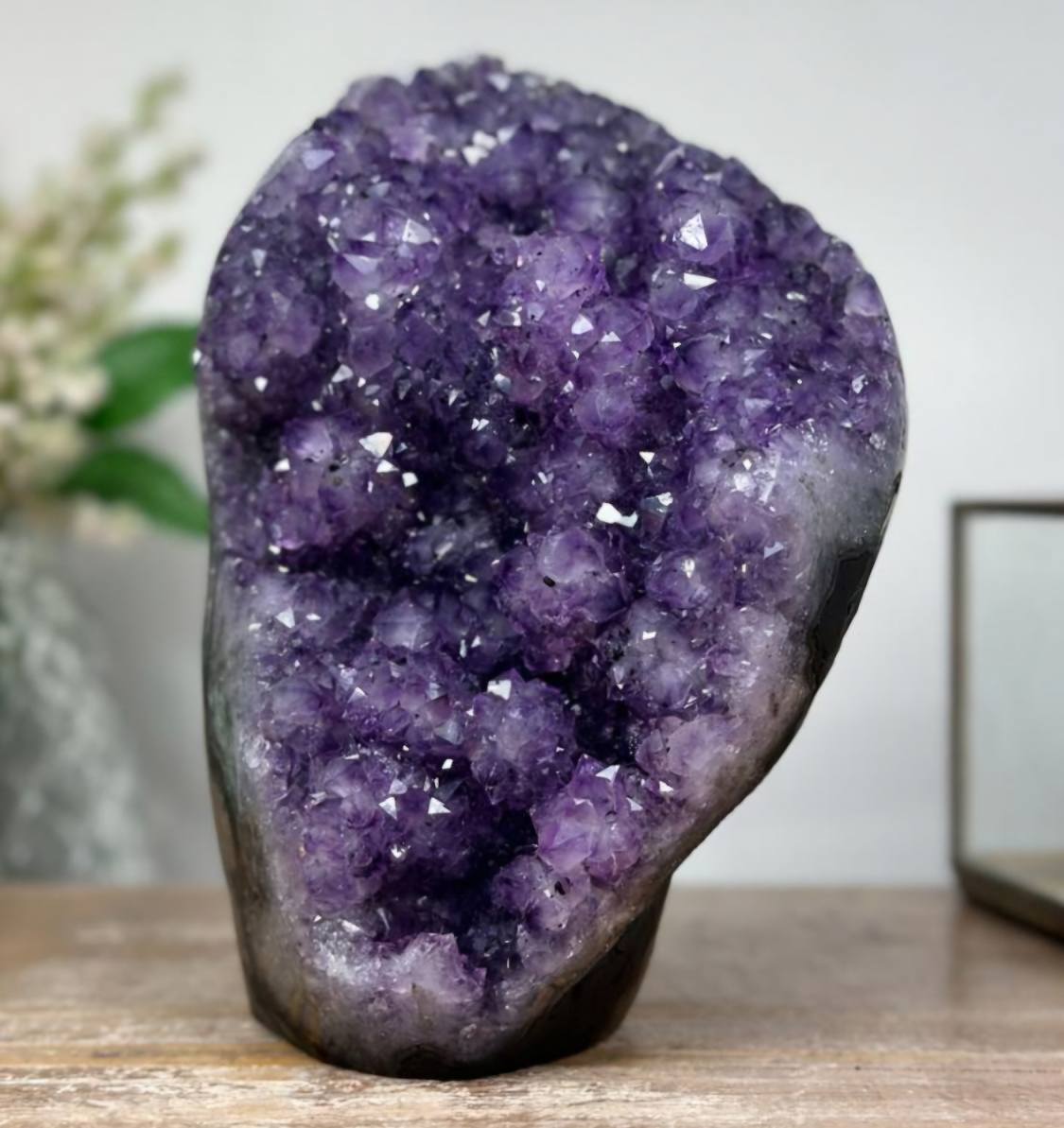 AAA+ Beautiful Uruguay Amethyst Cathedral with Full of Stalactites, 15x11cm