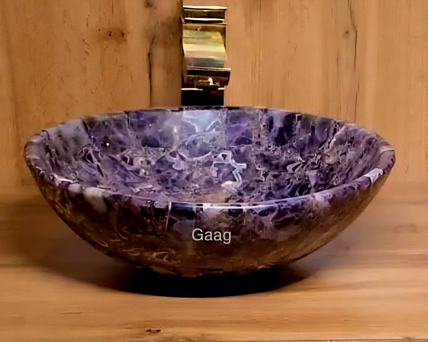 Luksuriøse Gemstone Design Håndvasker i forskjellige stentyper, størrelser og former