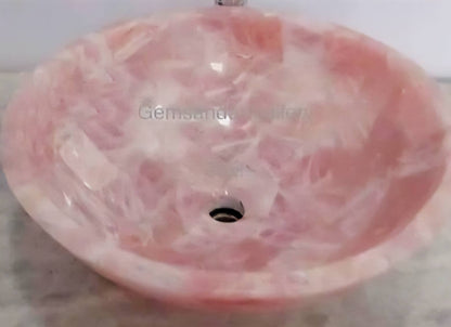 Luksuriøse Gemstone Design Håndvasker i forskjellige stentyper, størrelser og former